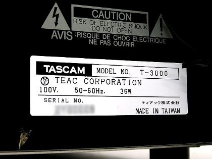 TASCAM カセットテープ デュプリケーター T-3000 ティアック カセット 