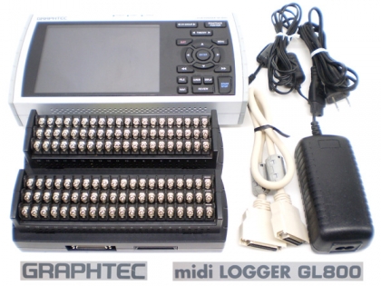 midi LOGGER GL800 データロガー